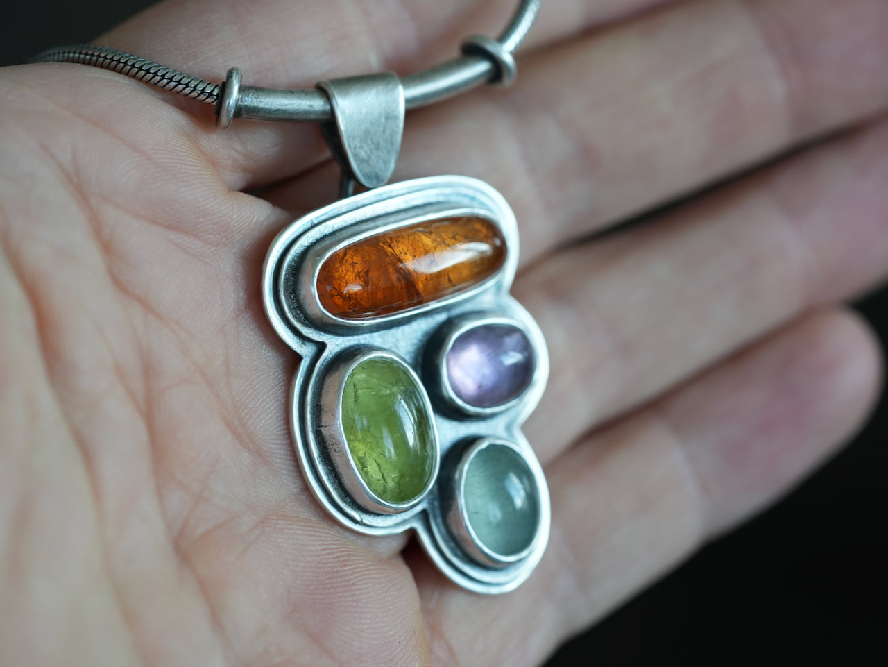 Candy: Multistone statement necklace