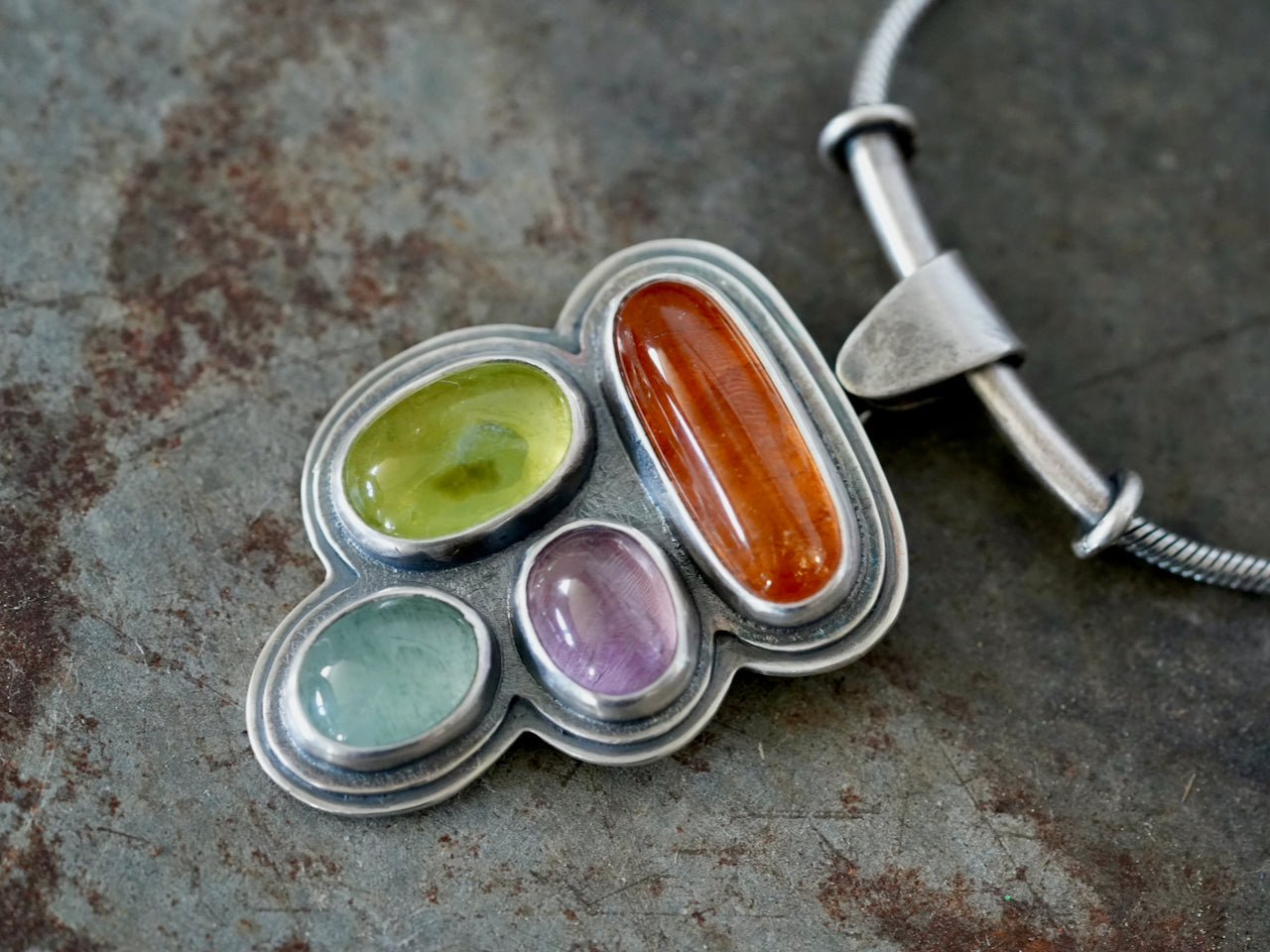 Candy: Multistone statement necklace