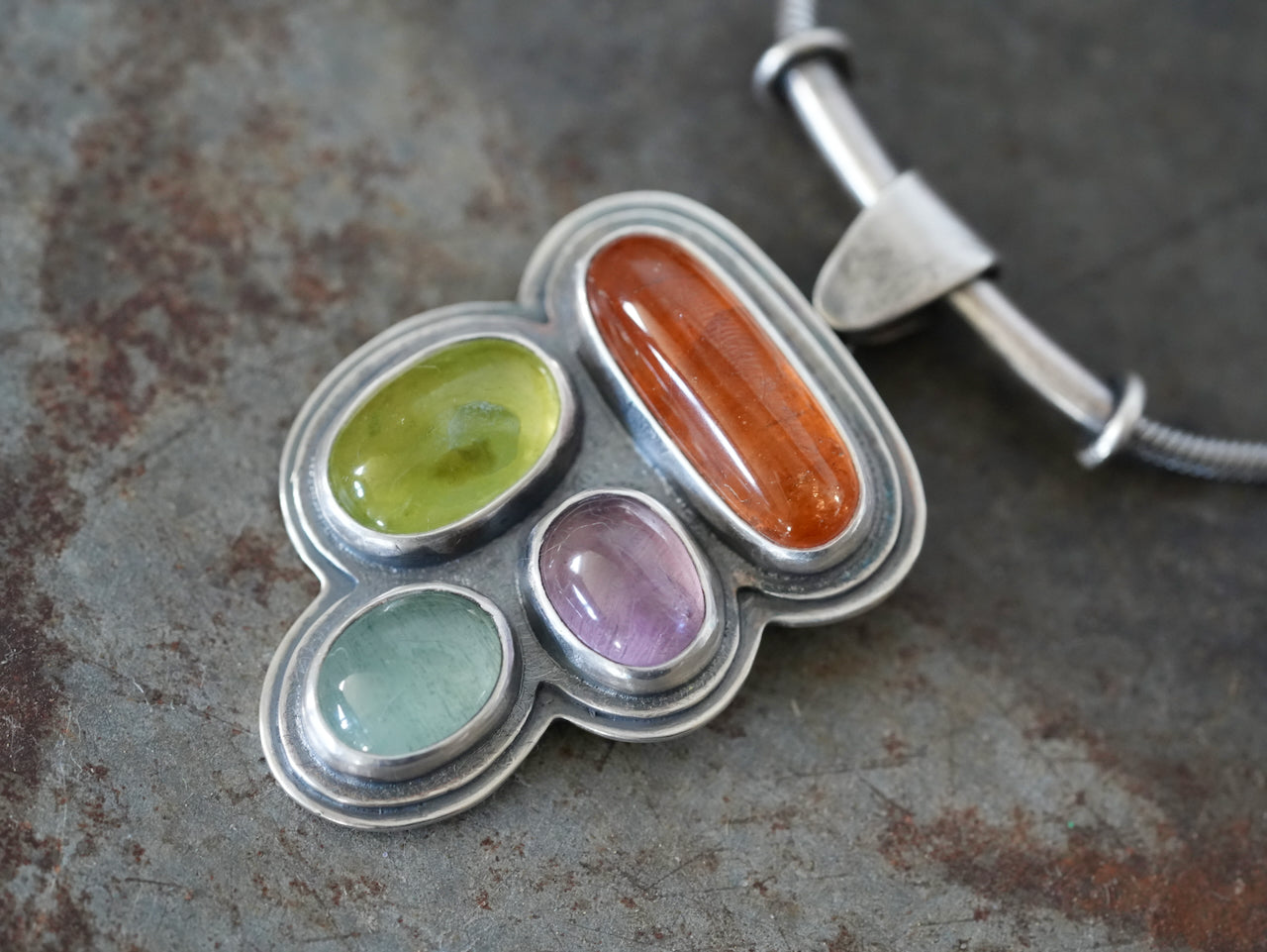 Candy: Multistone statement necklace