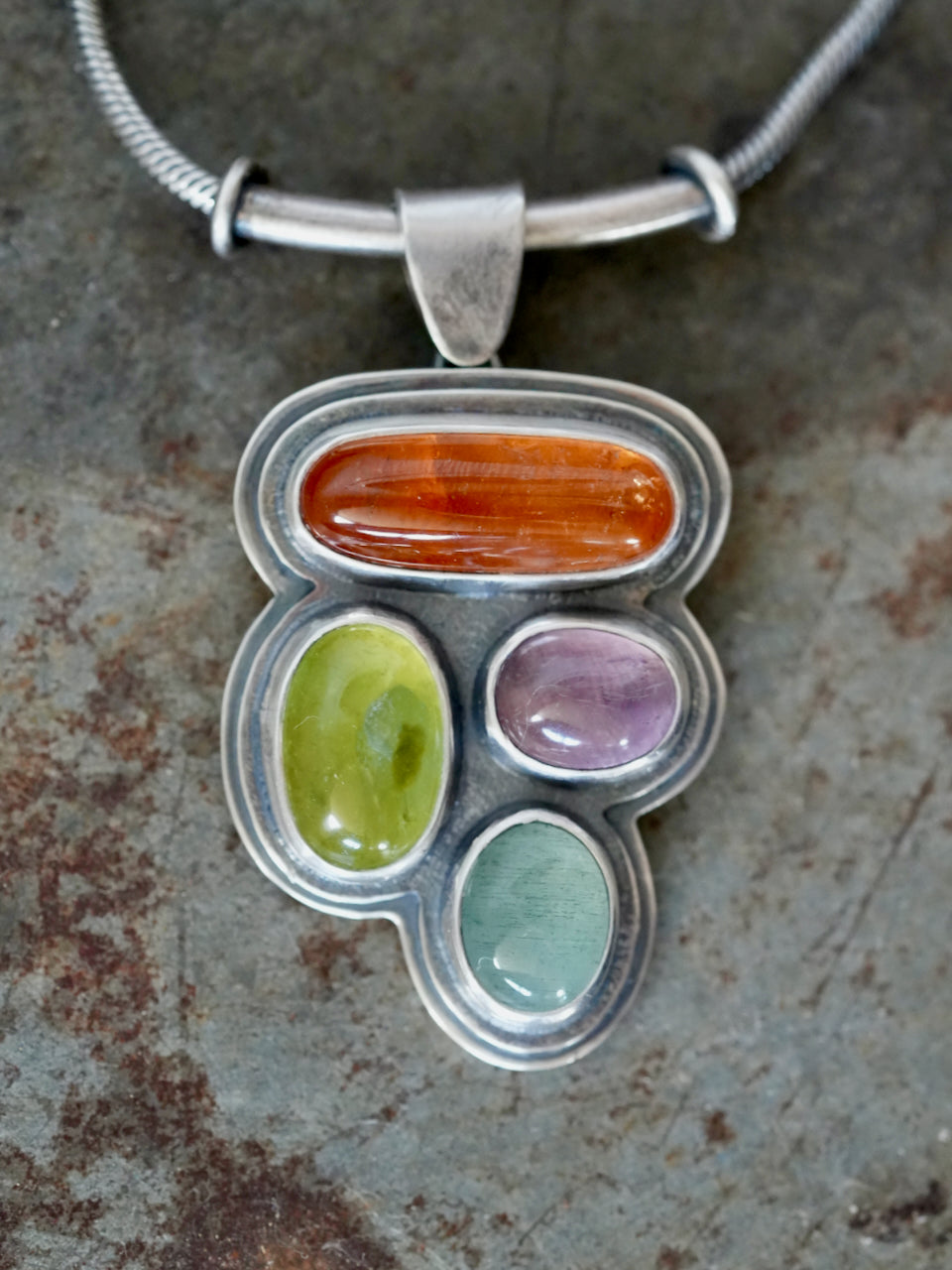 Candy: Multistone statement necklace