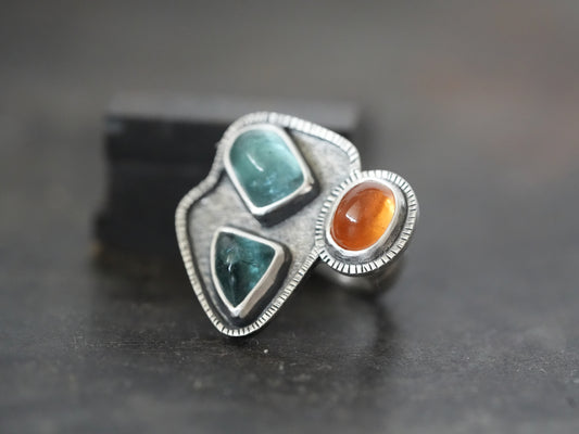 Confetti ring, size 6.25