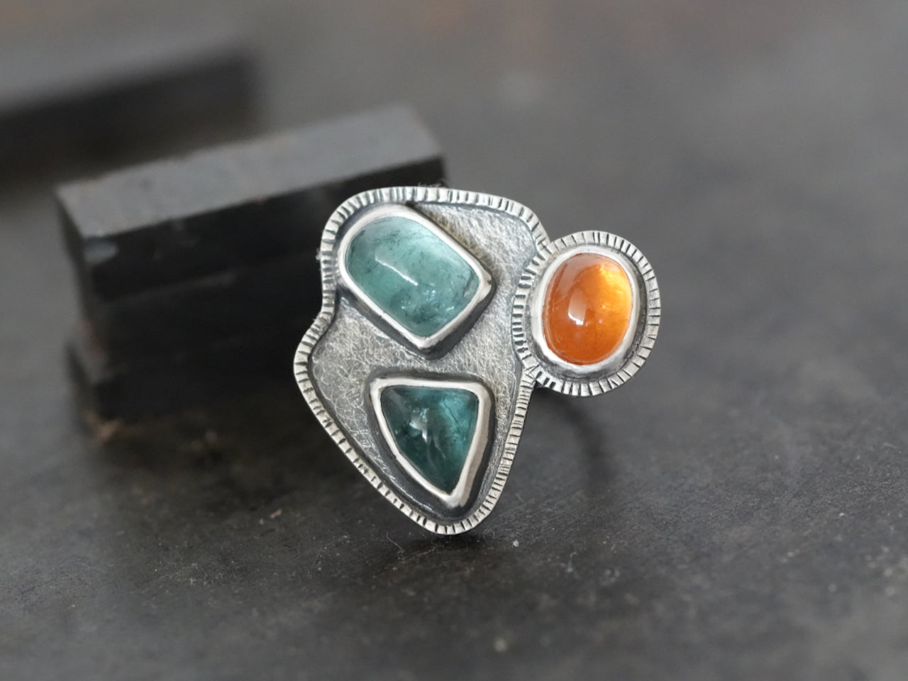 Confetti ring, size 6.25
