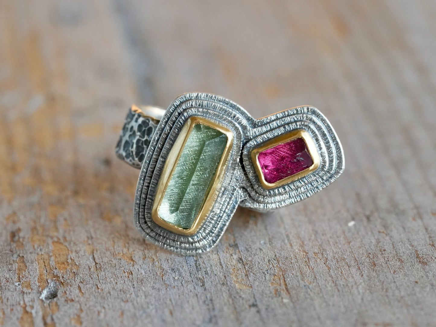 One-of-a-Kind Tourmaline Statement Ring size 7.5