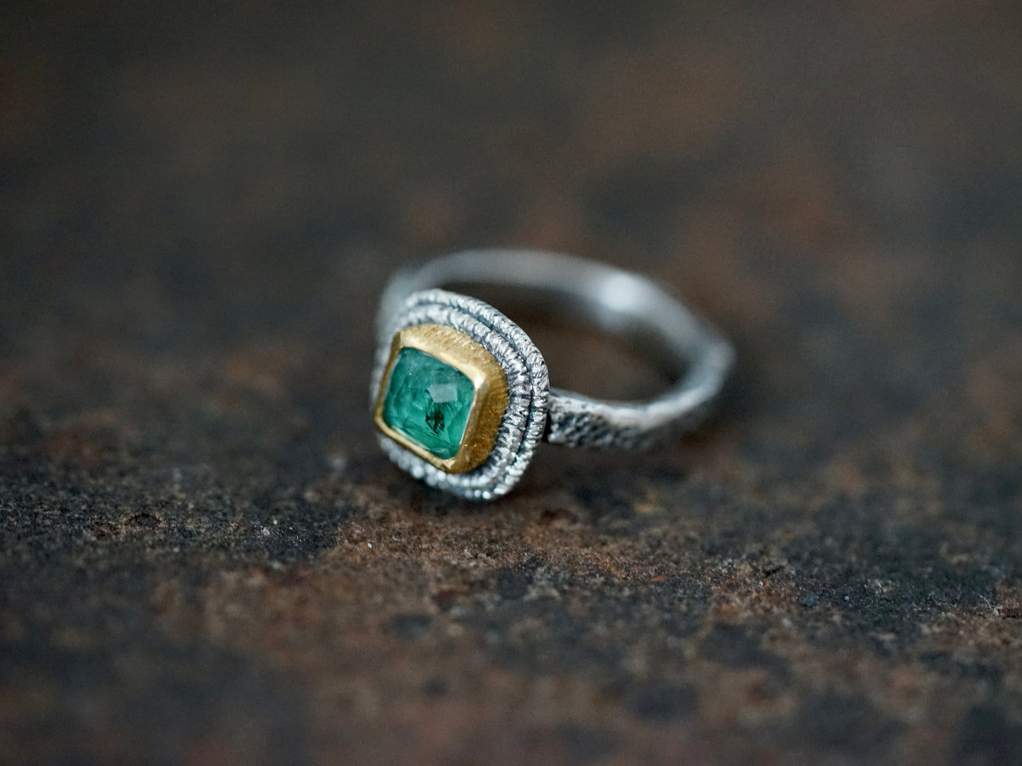 Custom made tourmaline ring, size 7