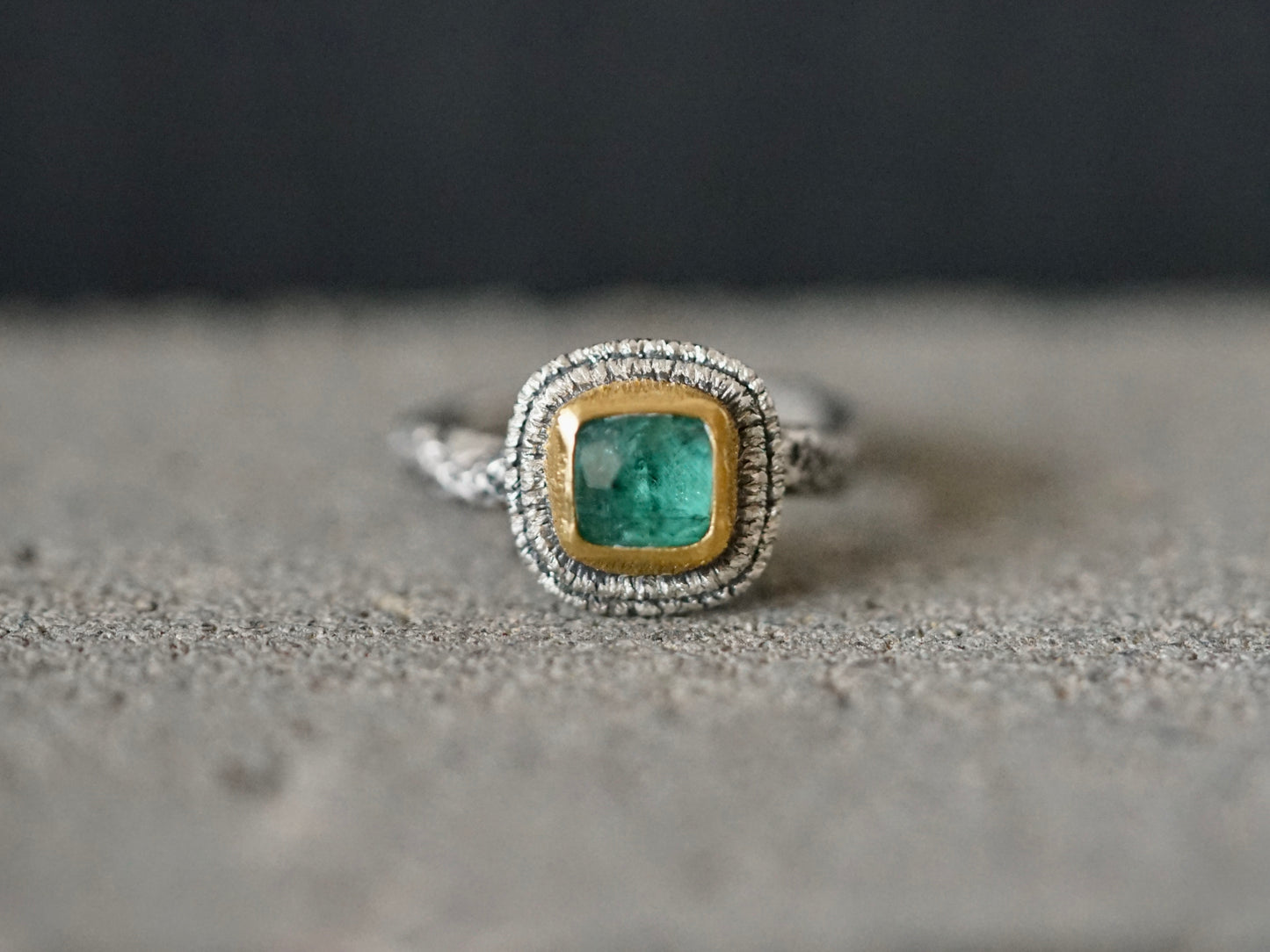 Custom made tourmaline ring, size 7