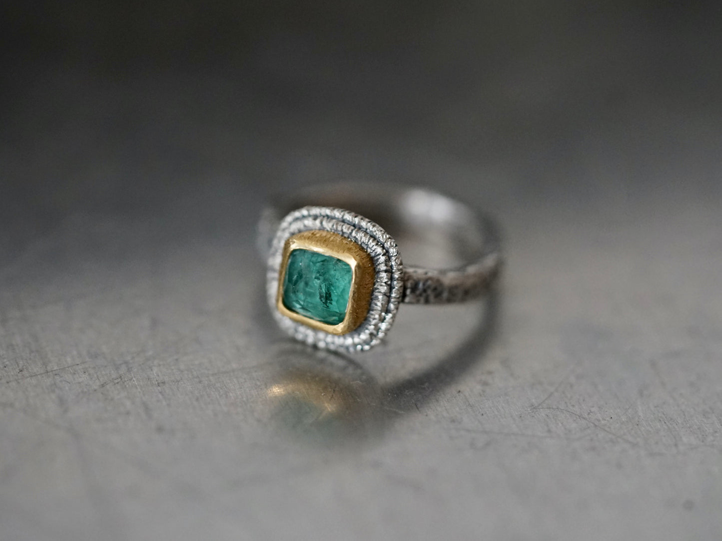 Custom made tourmaline ring, size 7