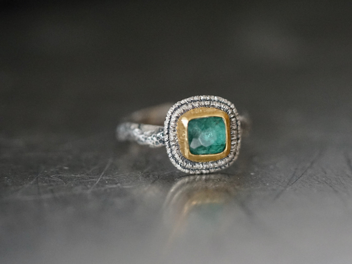 Custom made tourmaline ring, size 7