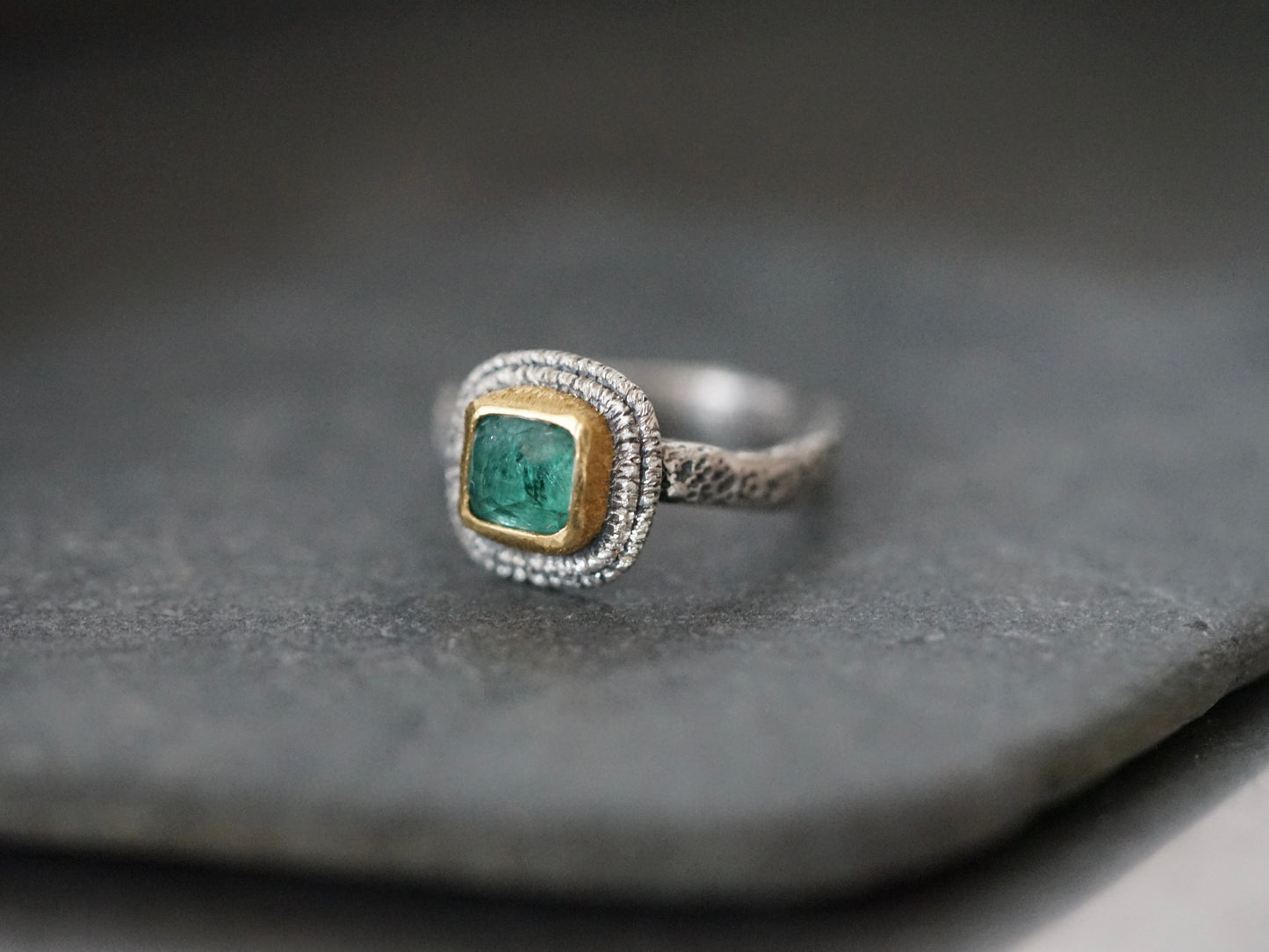 Custom made tourmaline ring, size 7