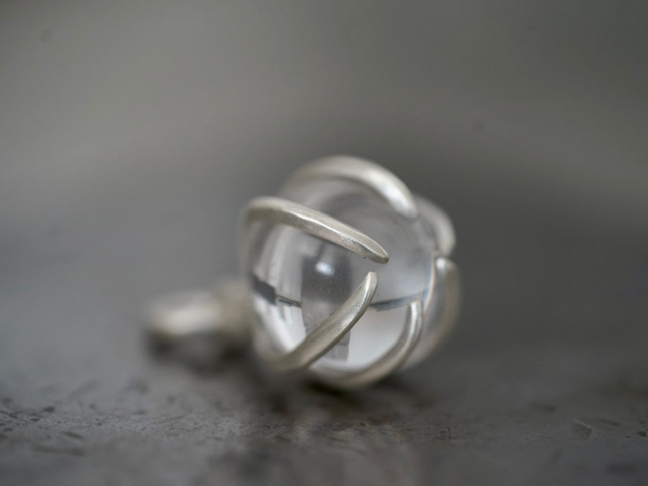 Crystal globe pendant large