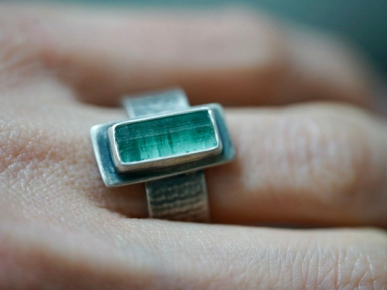 Serene tourmaline ring size 7.25