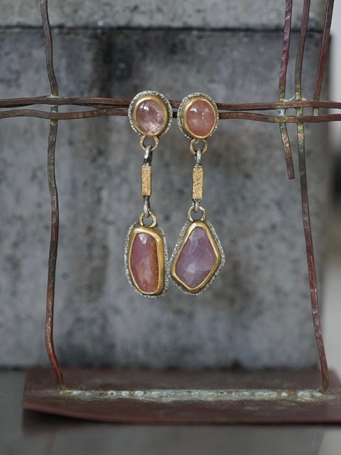Sapphire drop earrings