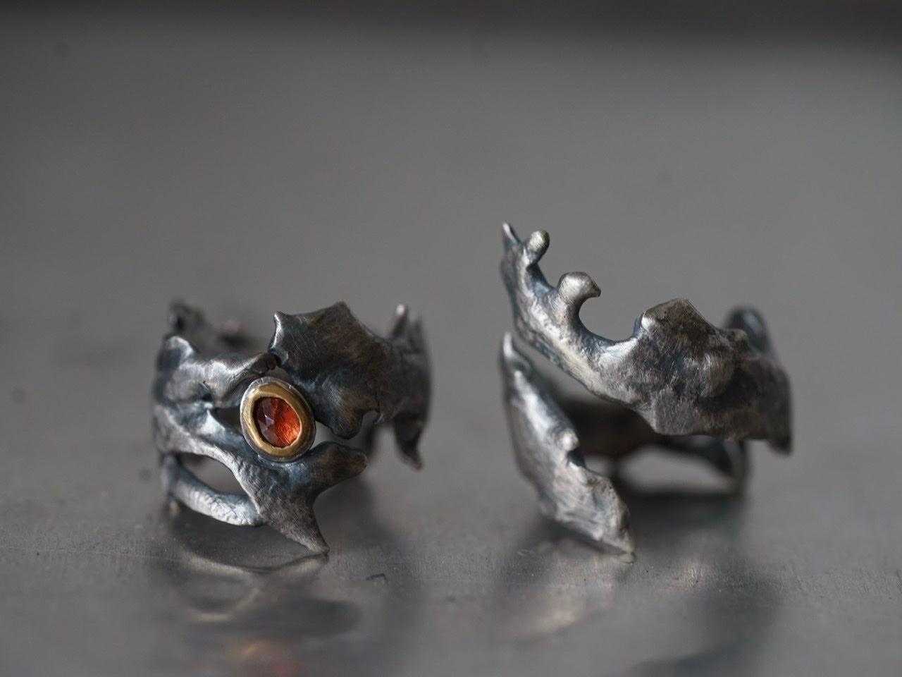 RESERVED for ZOE, dragon eye rings, size 8 & 9