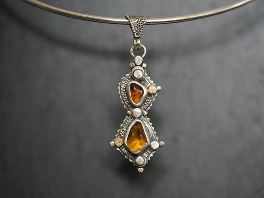 Honey and molasses pendant