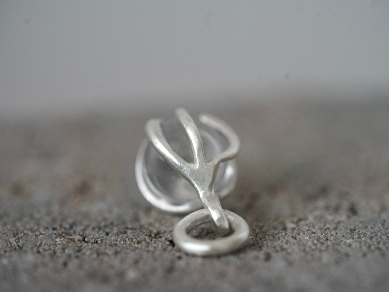 Crystal globe pendant small