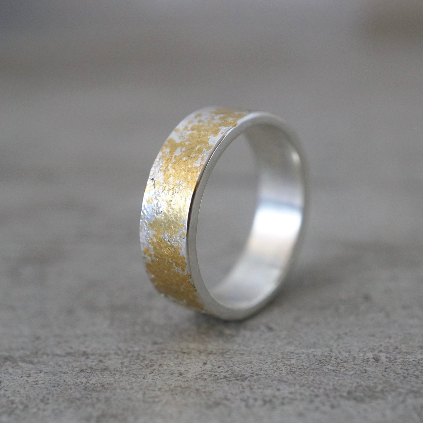 made to order Gold on Black Ring,