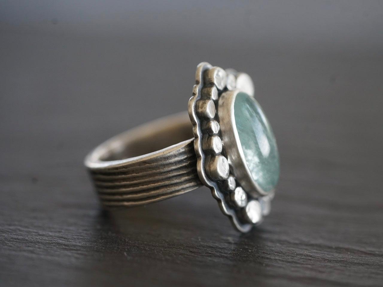 Aquamarine statement ring, size 6, little sister
