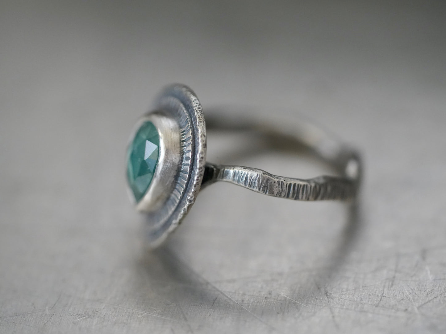Blue kyanite ring, size 7.5