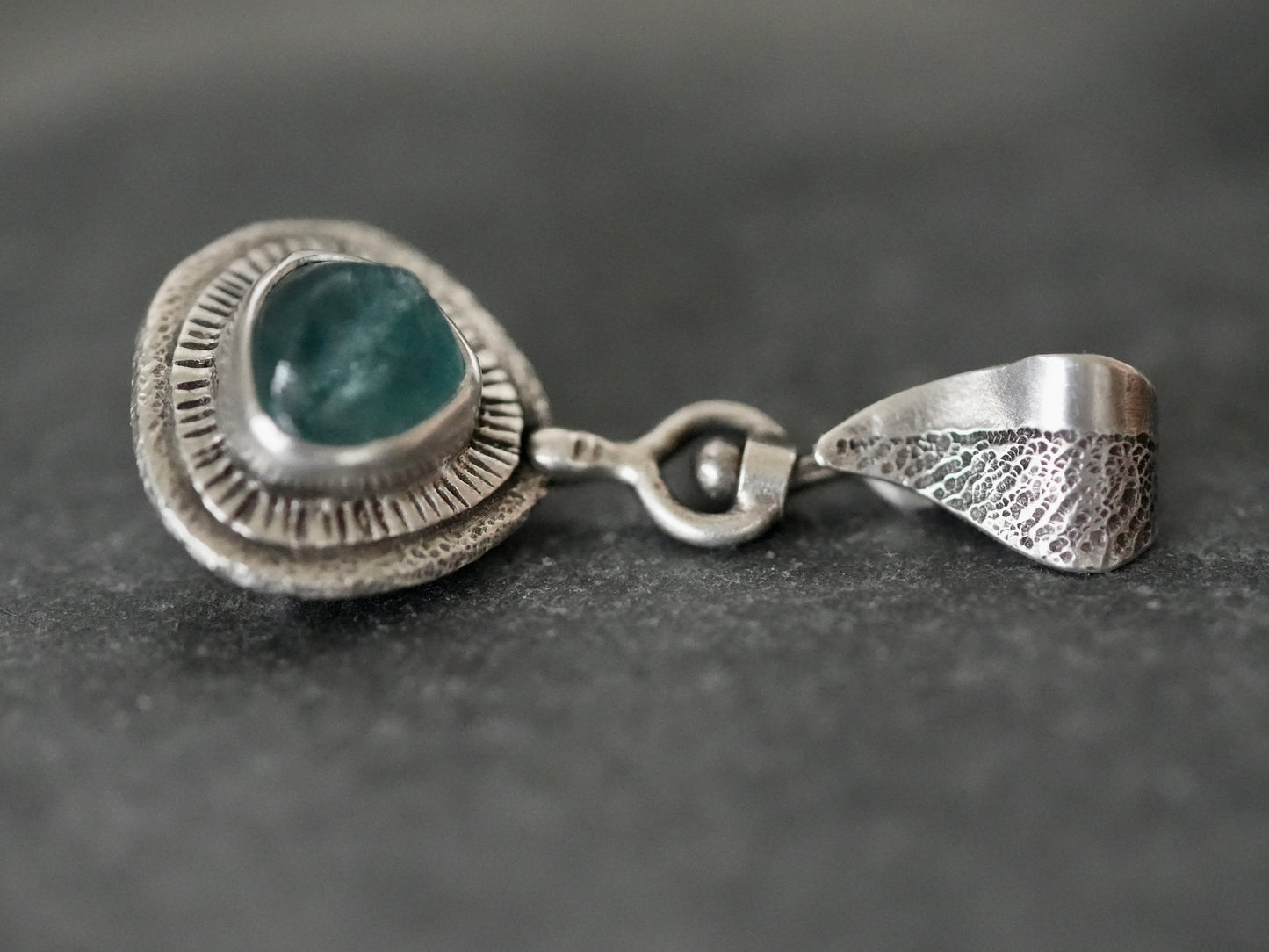 Tourmaline swivel pendant