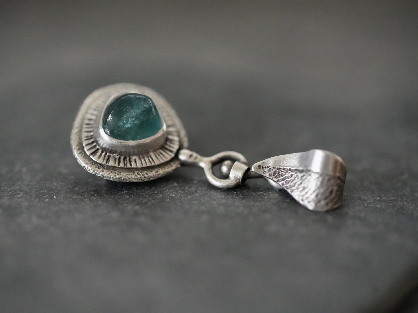Tourmaline swivel pendant