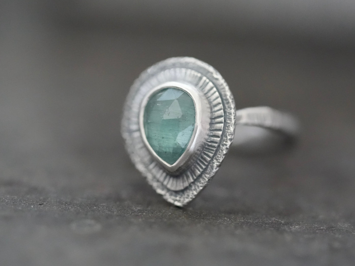 Blue kyanite ring, size 7.5