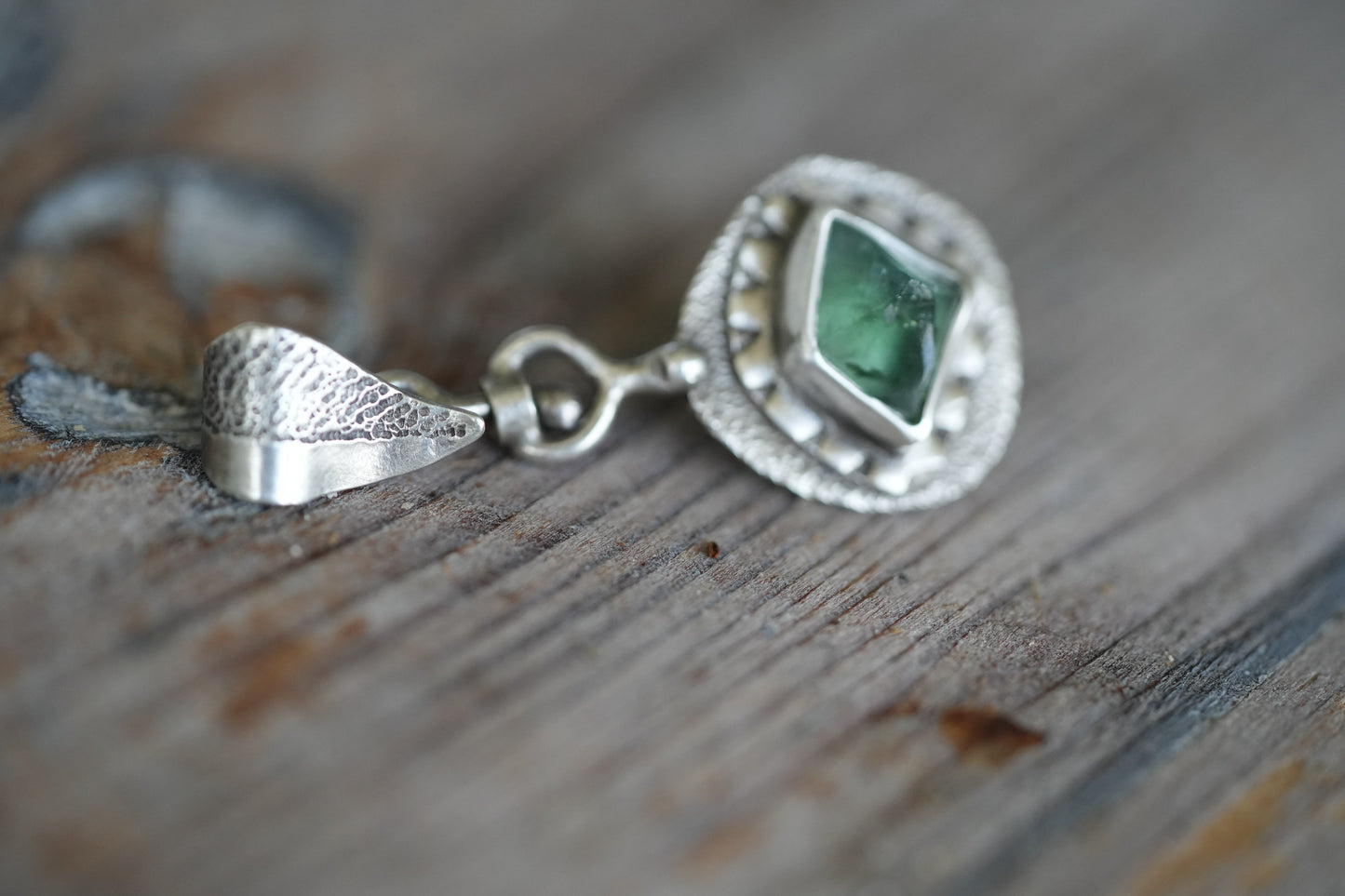 Tourmaline swivel pendant