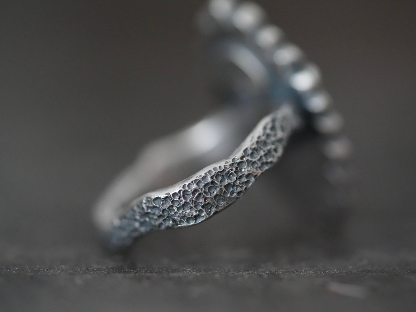 Light green amethyst ring, size 8.5