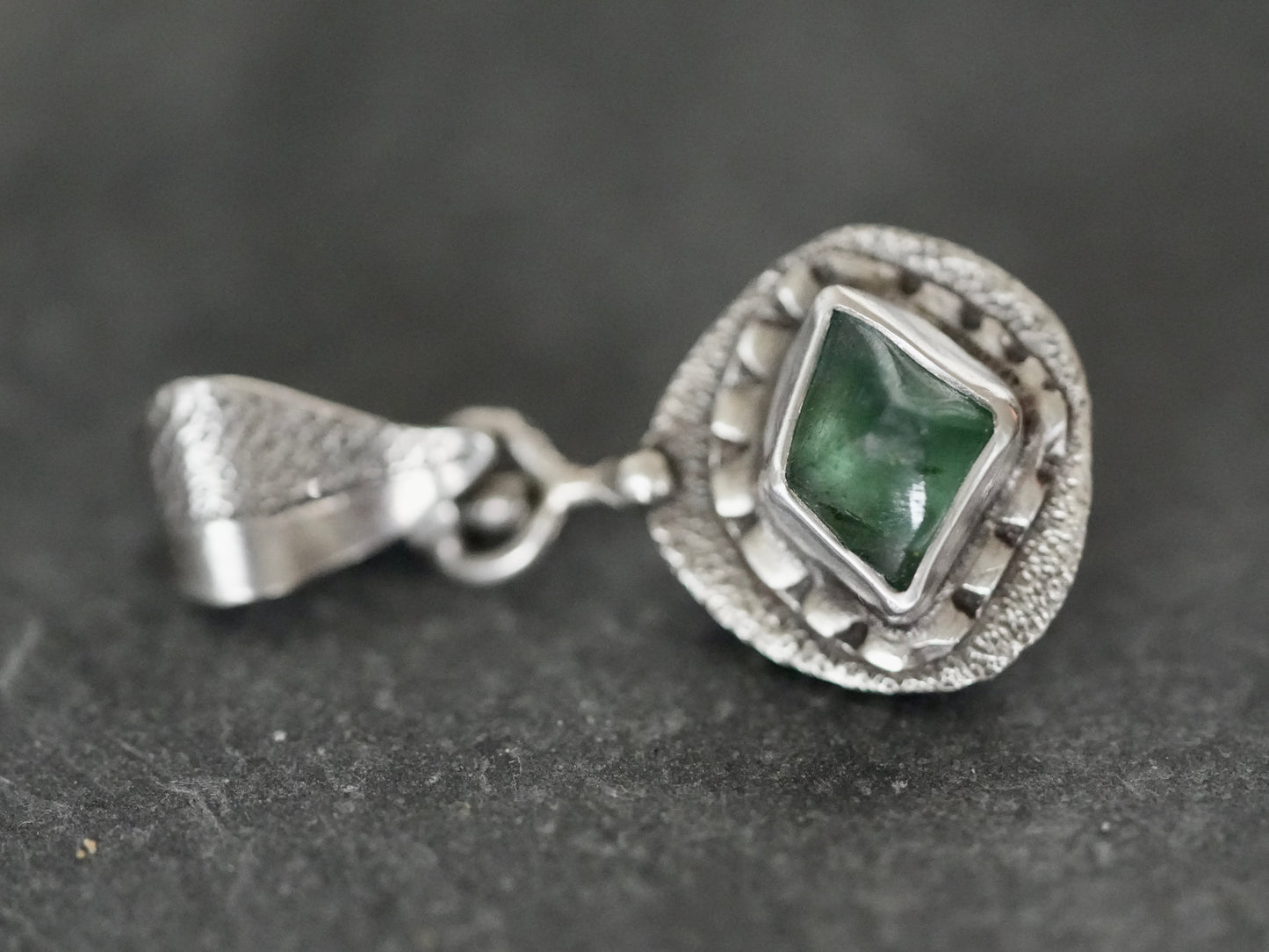 Tourmaline swivel pendant
