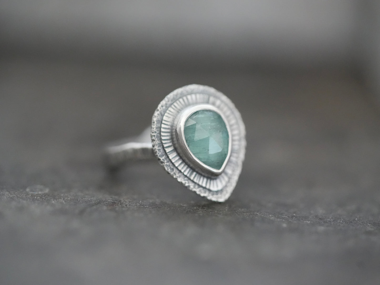 Blue kyanite ring, size 7.5