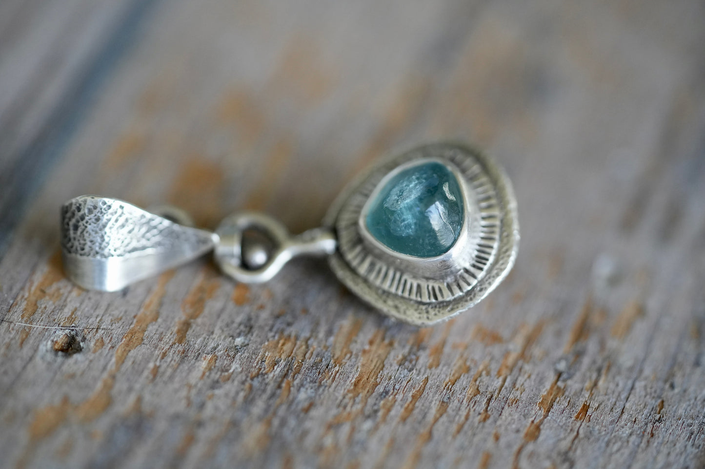 Tourmaline swivel pendant