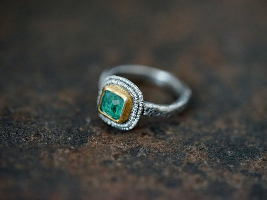 Custom made tourmaline ring, size 7
