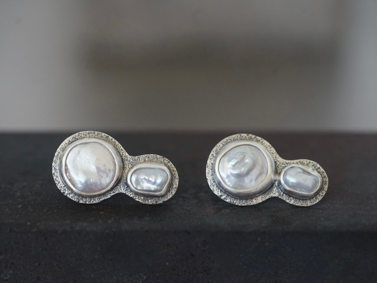 Freshwater pearl earrings