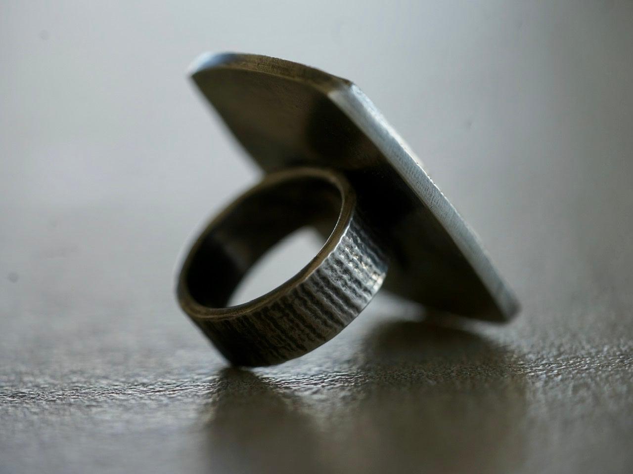 Large tourmaline statement ring, size 8