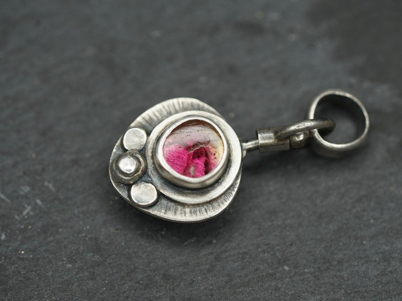 Two faced tourmaline pendant