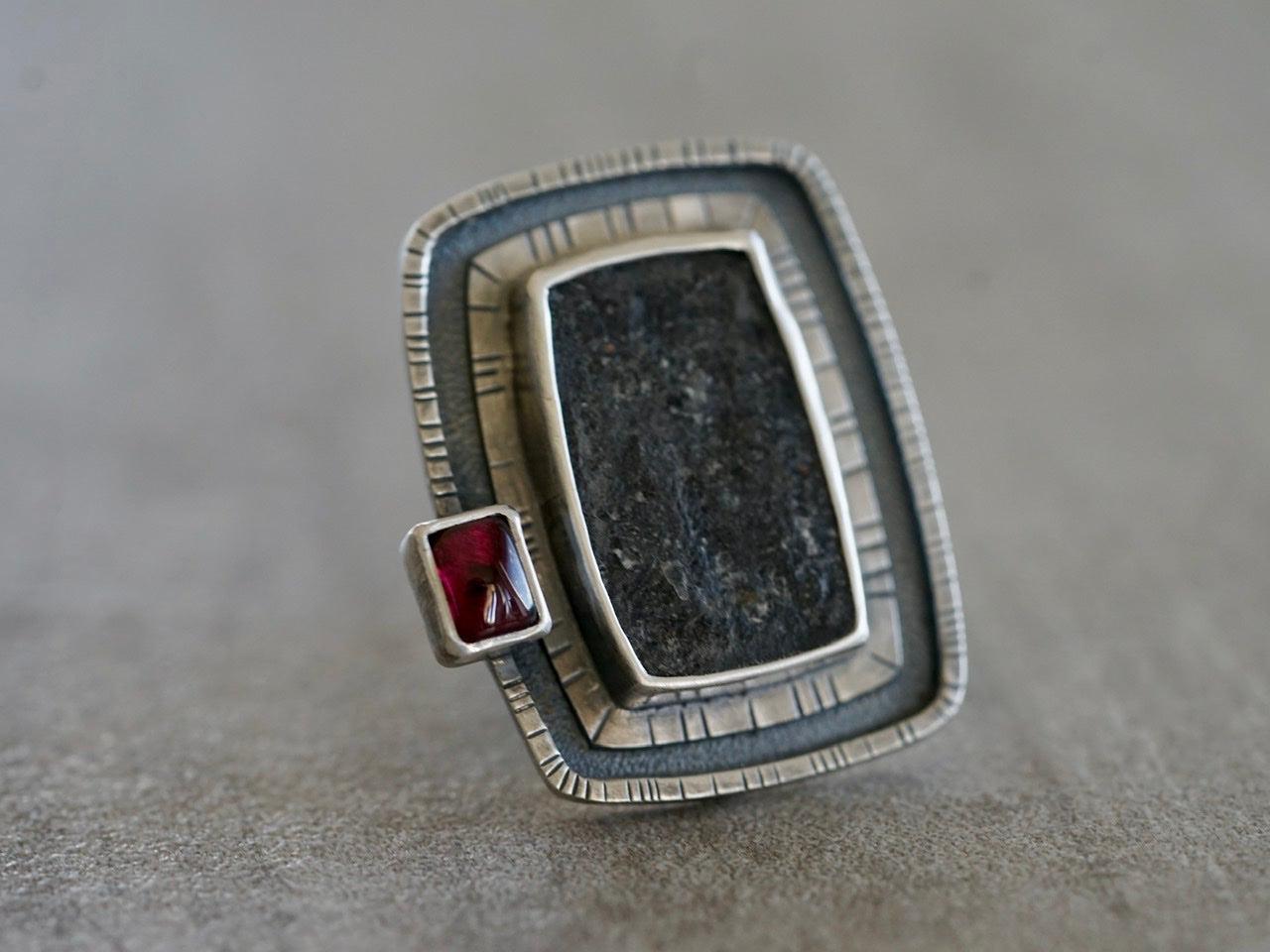 Large tourmaline statement ring, size 8