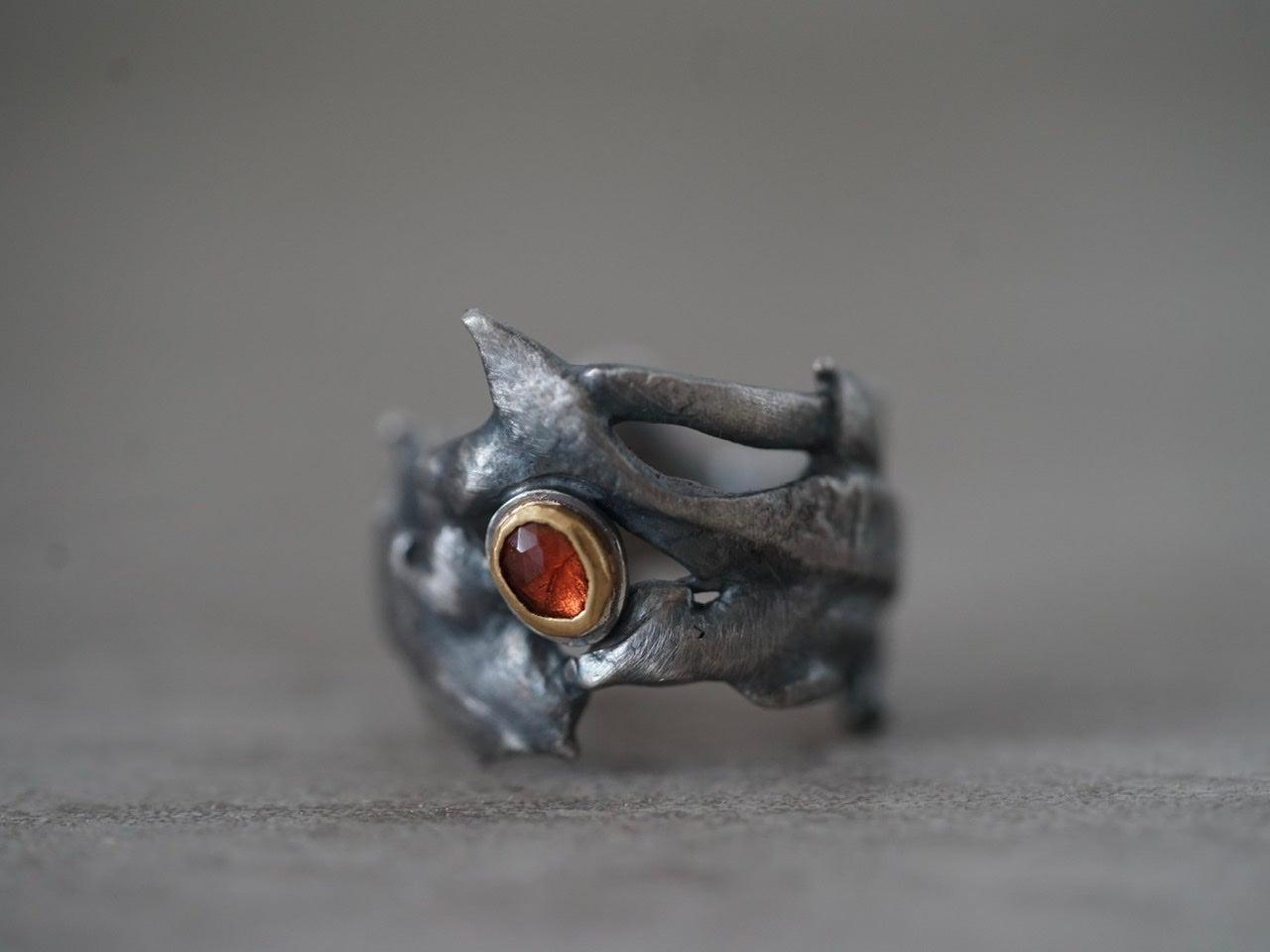RESERVED for ZOE, dragon eye rings, size 8 & 9