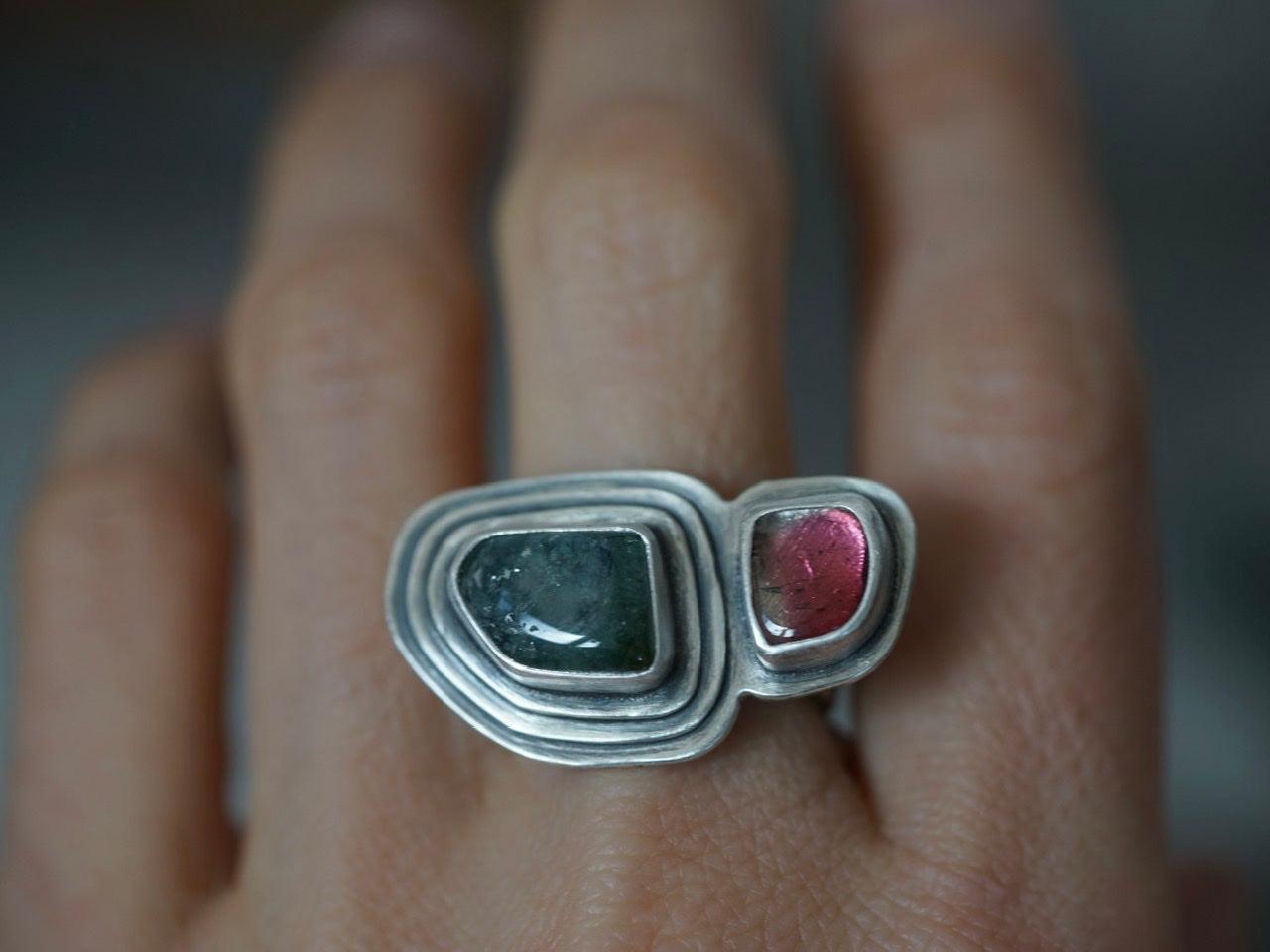 Tourmaline ring, size 7.75