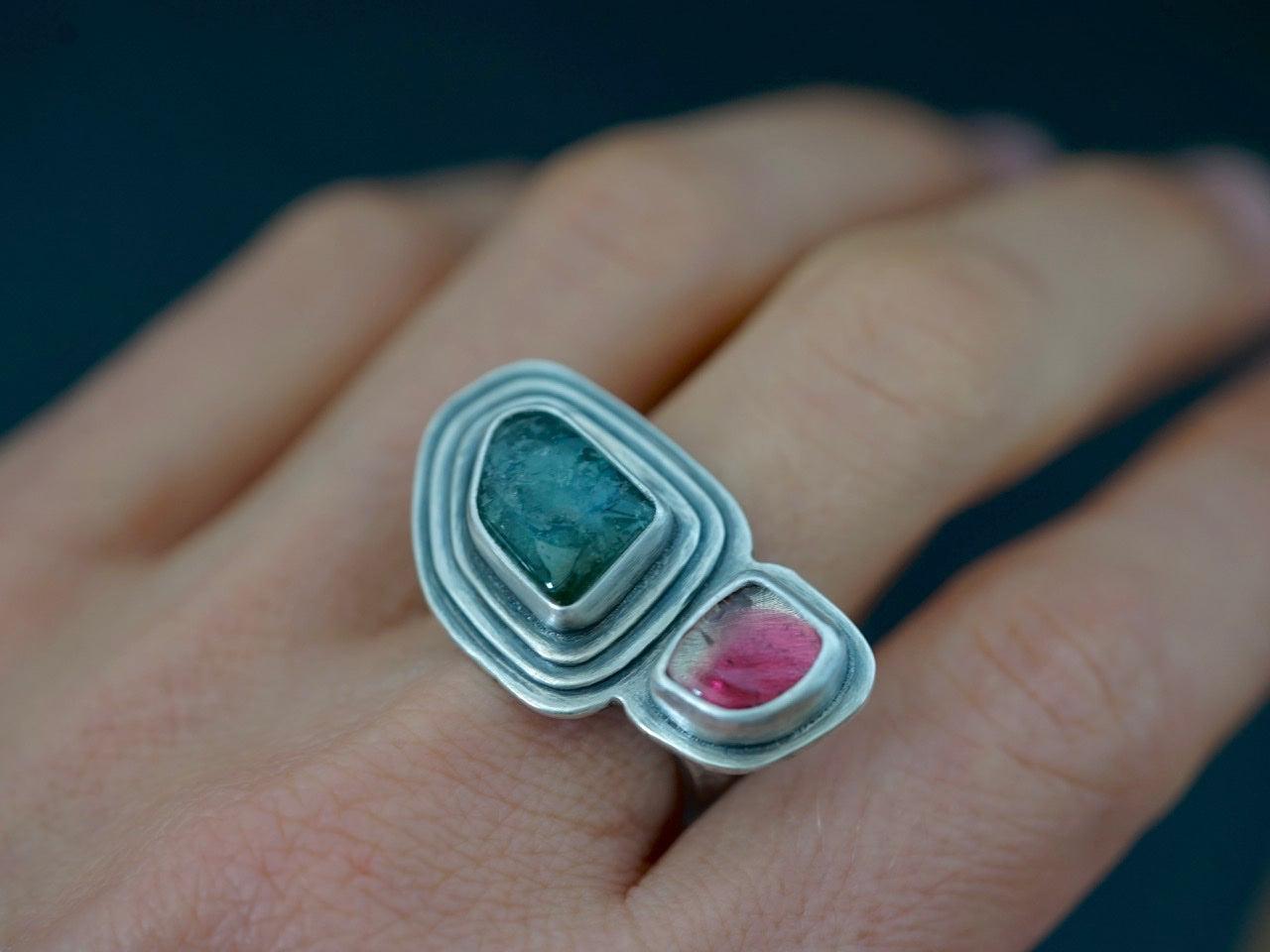 Tourmaline ring, size 7.75