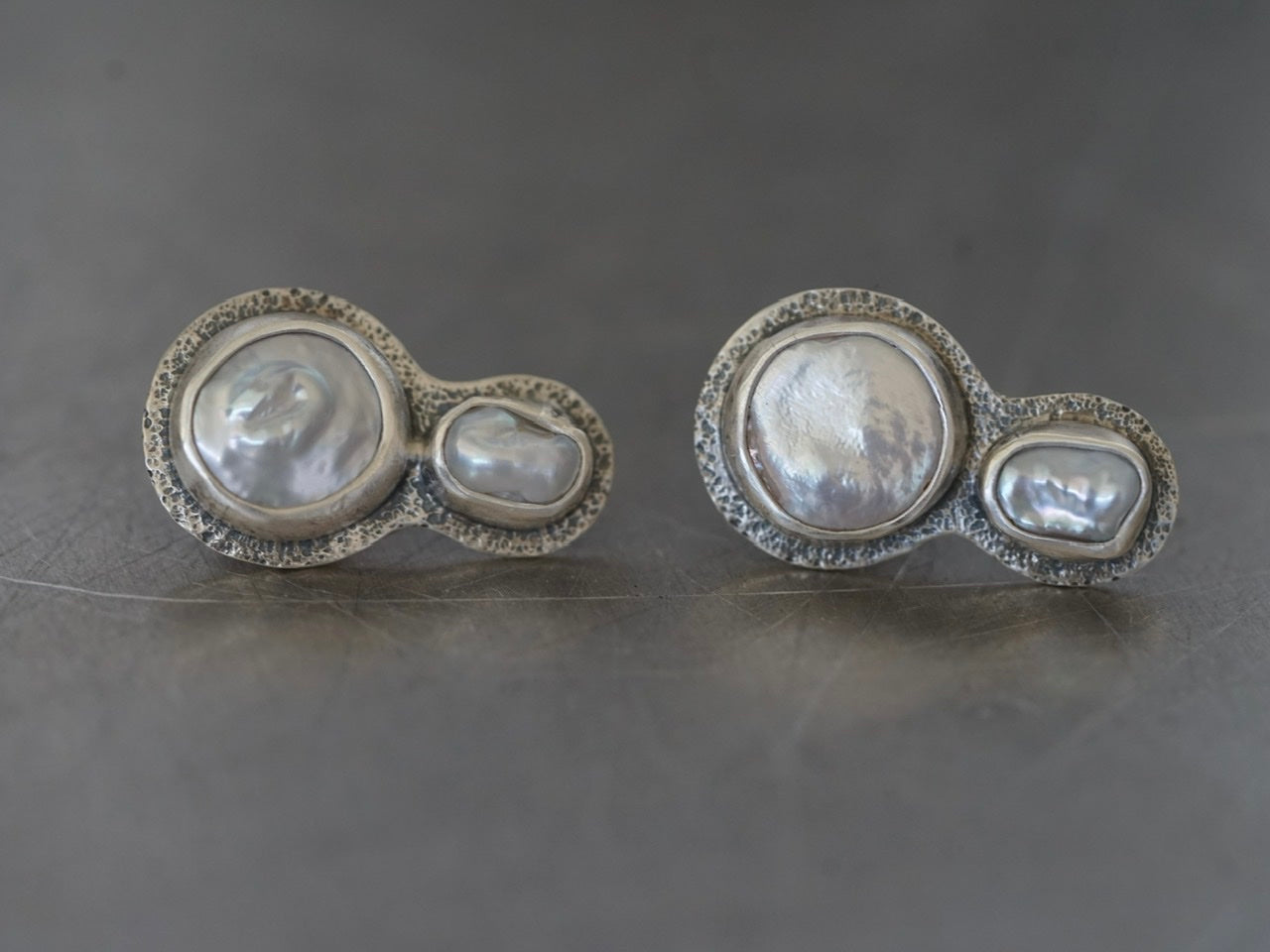 Freshwater pearl earrings