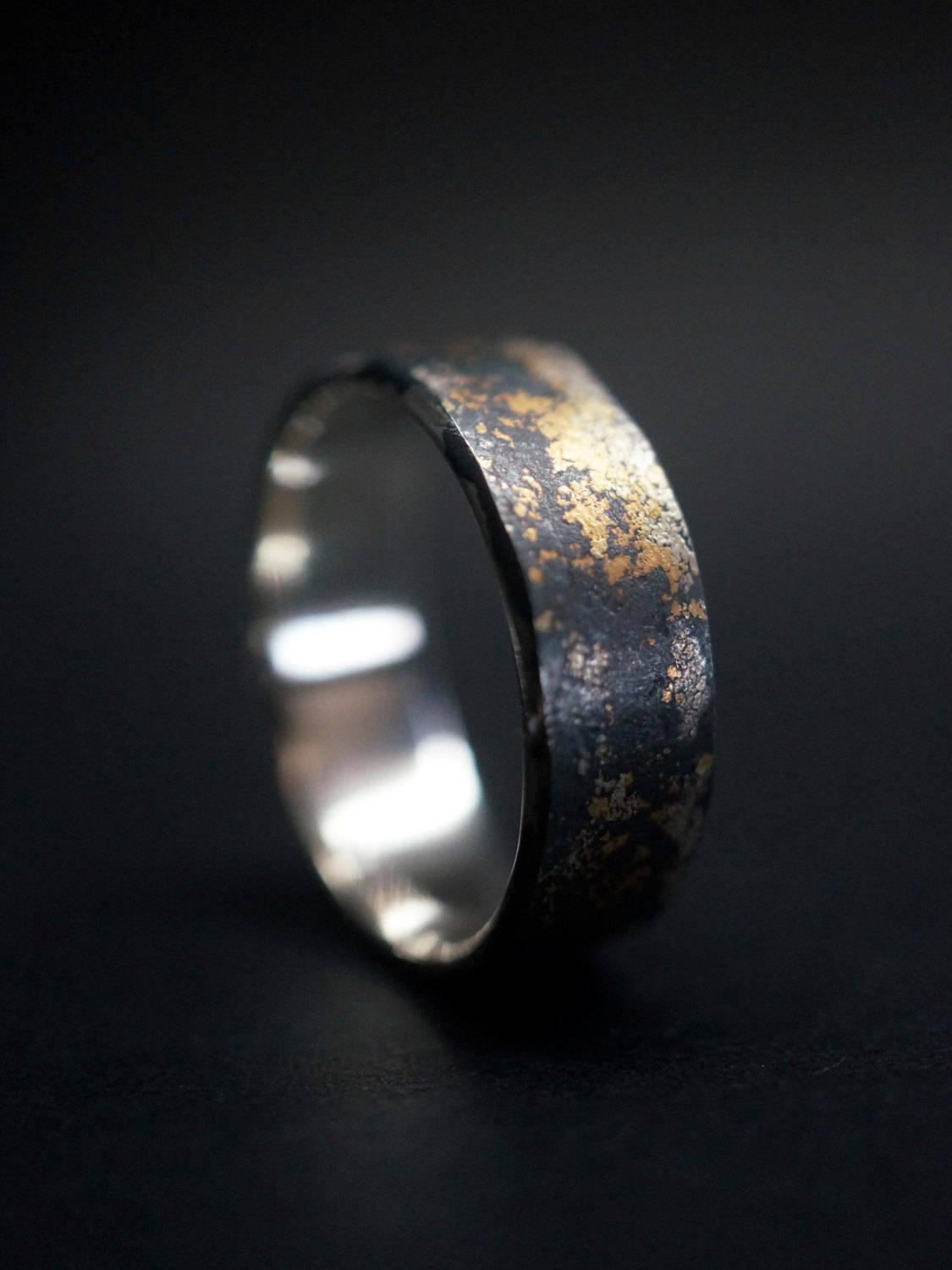 made to order Gold on Black Ring,