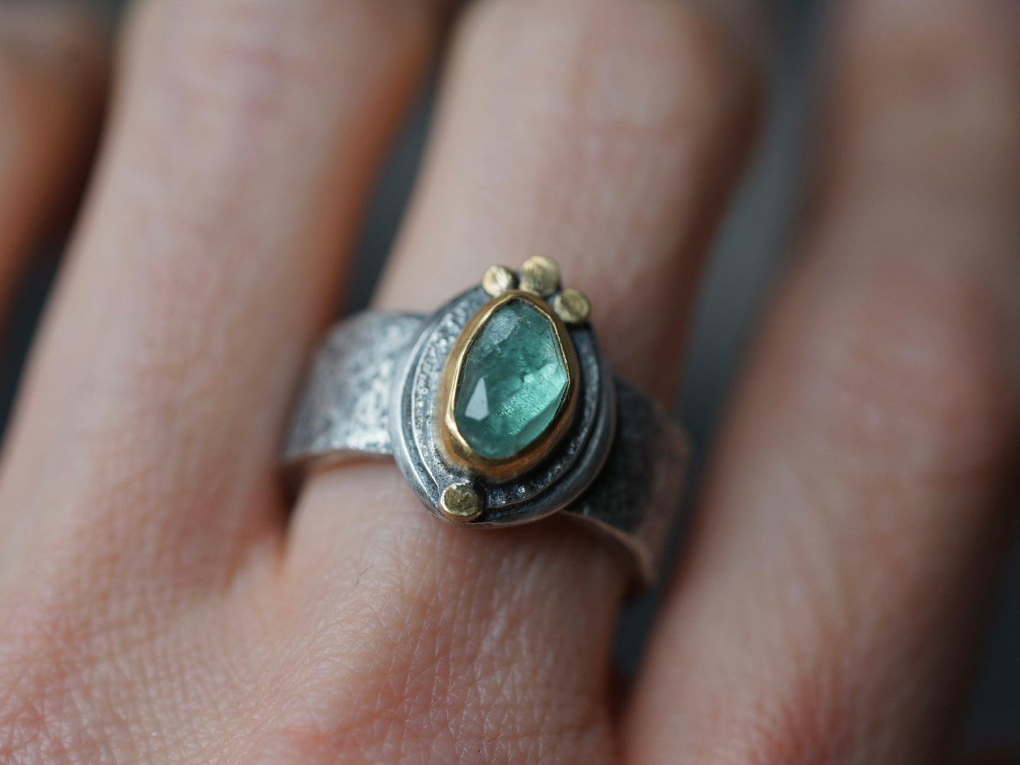 Tourmaline ring, size 7